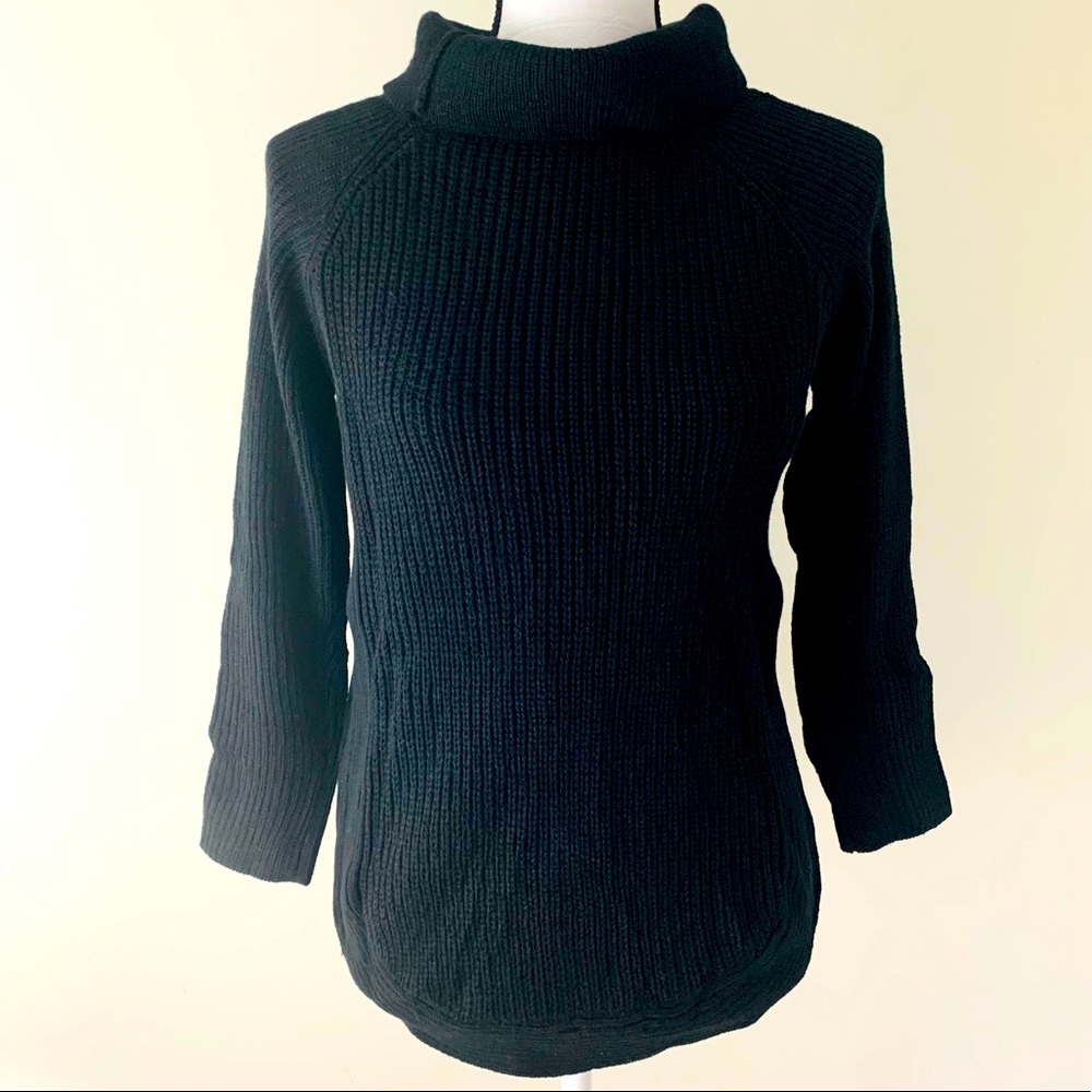 Cozy Alaska Black High Neck Pullover Sweater - Picture 1 of 11